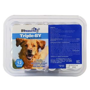 Triple canina By - Vacuna para Leptospirosis, moquillo y hepatitis.